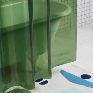 Quiet Town Shower Curtain Pine